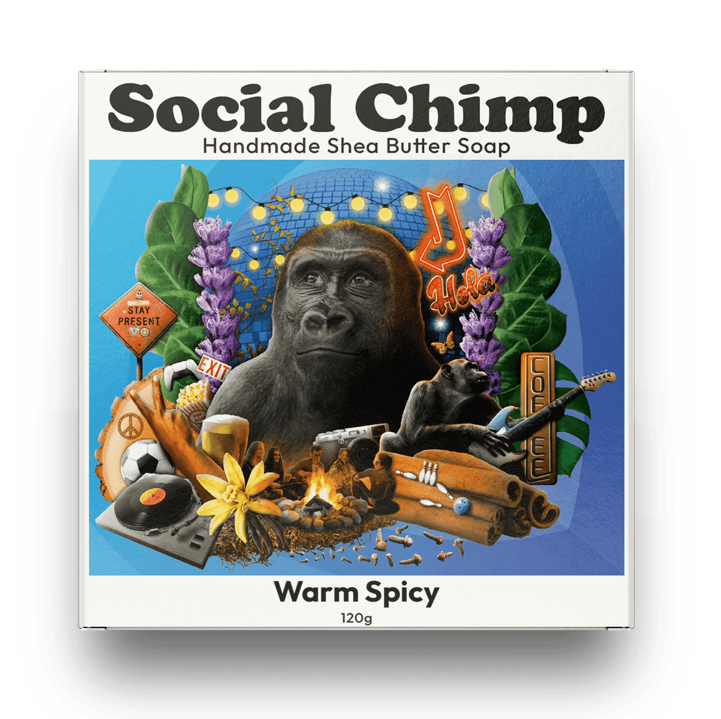 Social Chimp - Shea Skin - aromatherapy shea butter soap SC-1PACK