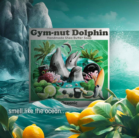 Gym-nut Dolphin: Oceanic Bergamot Basil & Mint