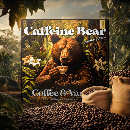 Caffeine Bear: Coffee & Vanilla Scrub Bar