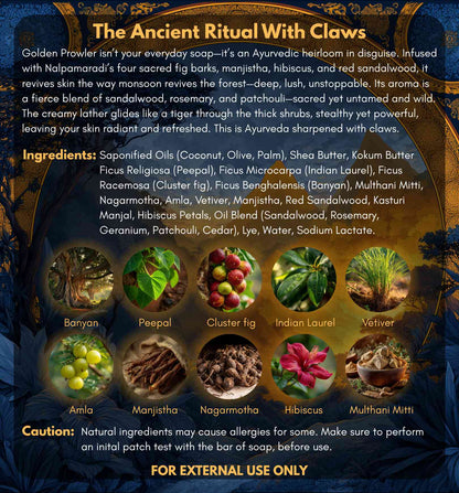 Golden Prowler - Nalpamaradi: Sandalwood, Rosemary & Geranium