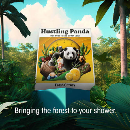 Hustling Panda: Fresh Citrusy Ginger Lime & Rosewood