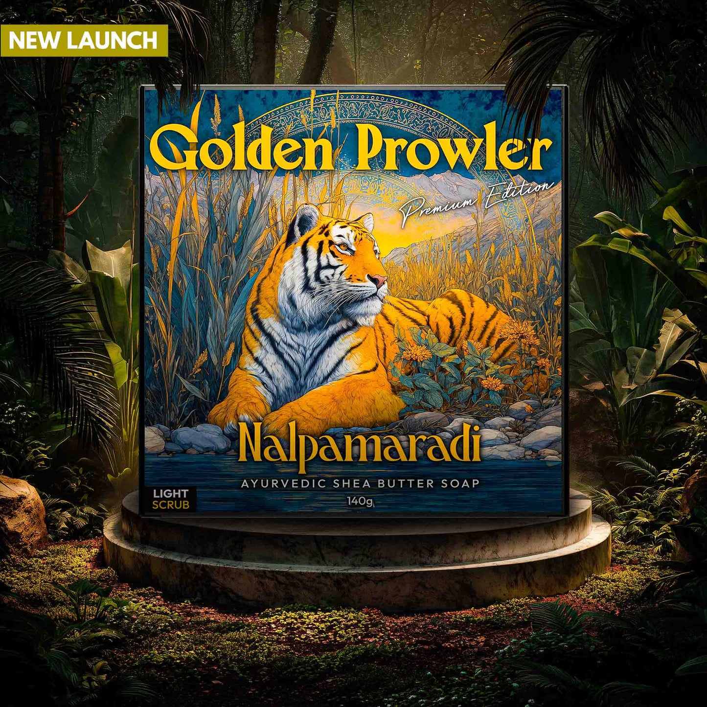 Golden Prowler - Nalpamaradi: Sandalwood, Rosemary & Geranium