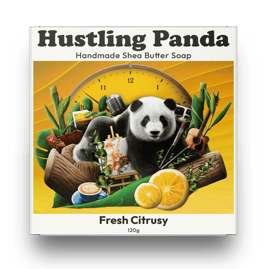 Hustling Panda Shea Skin Cleansing shea butter soap HP1PACK